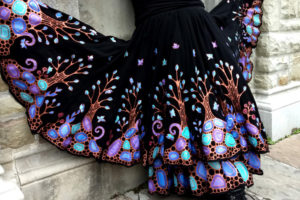 Autumn Love: Brona Wingell’s hand-painted, handmade skirts